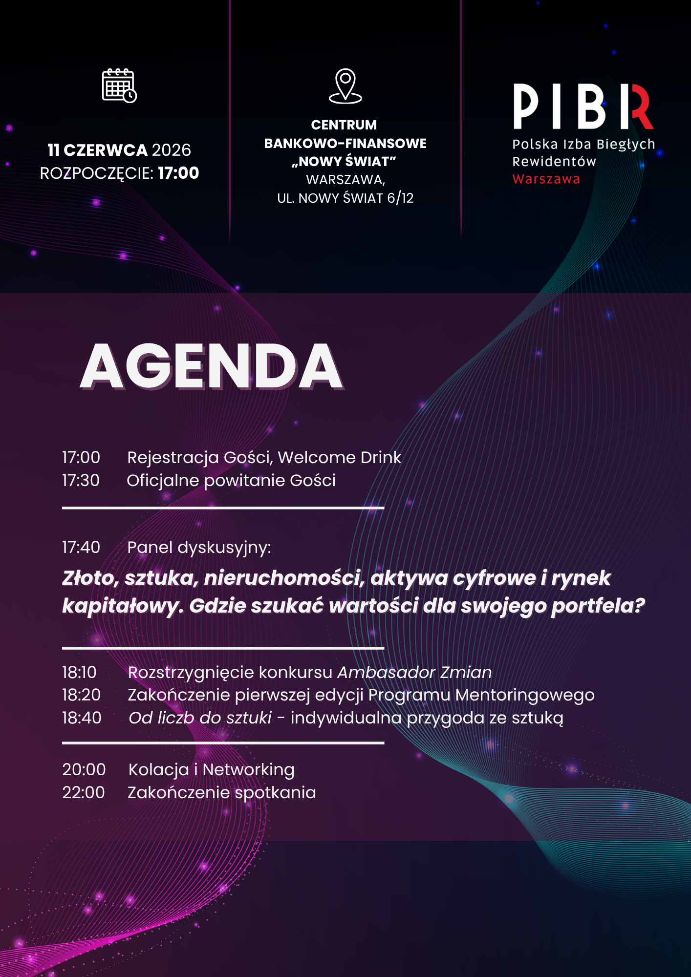 Konferencja: „Złoto, sztuka, nieruchomości, aktywa cyfrowe i rynek kapitałowy."
